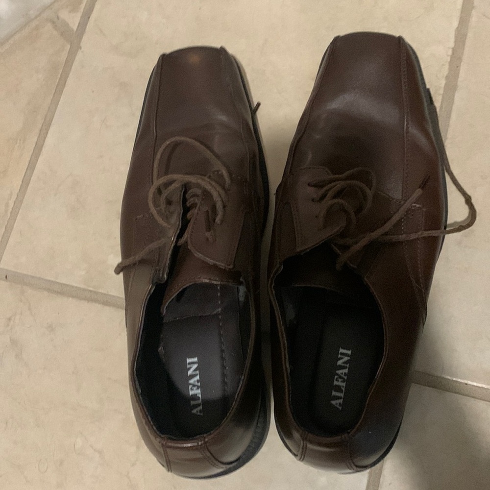 Alfani brown dress shoes